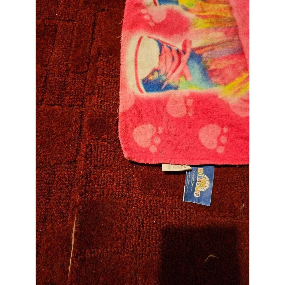 Build a Bear Wearable towel Pink Cotton
